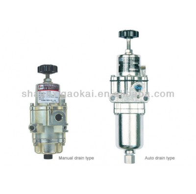 YTC 1/4" Stainless steel type air filter regulator unit/air filter and regulator/air filter pressure regulator YT-205